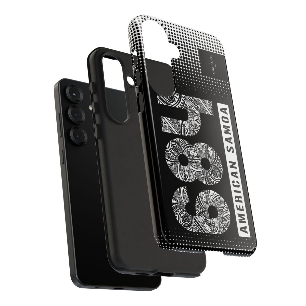 Samsung Galaxy S25 tough phone case by Printify, glossy protective cover with rugged design for durable phone protection.