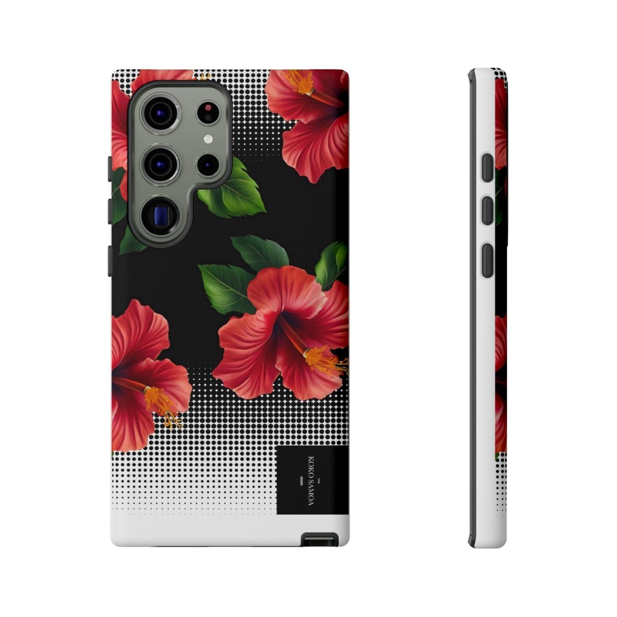 Samsung Galaxy S25 tough phone case with glossy finish, designed by Printify for AU, NZ, and USA markets.