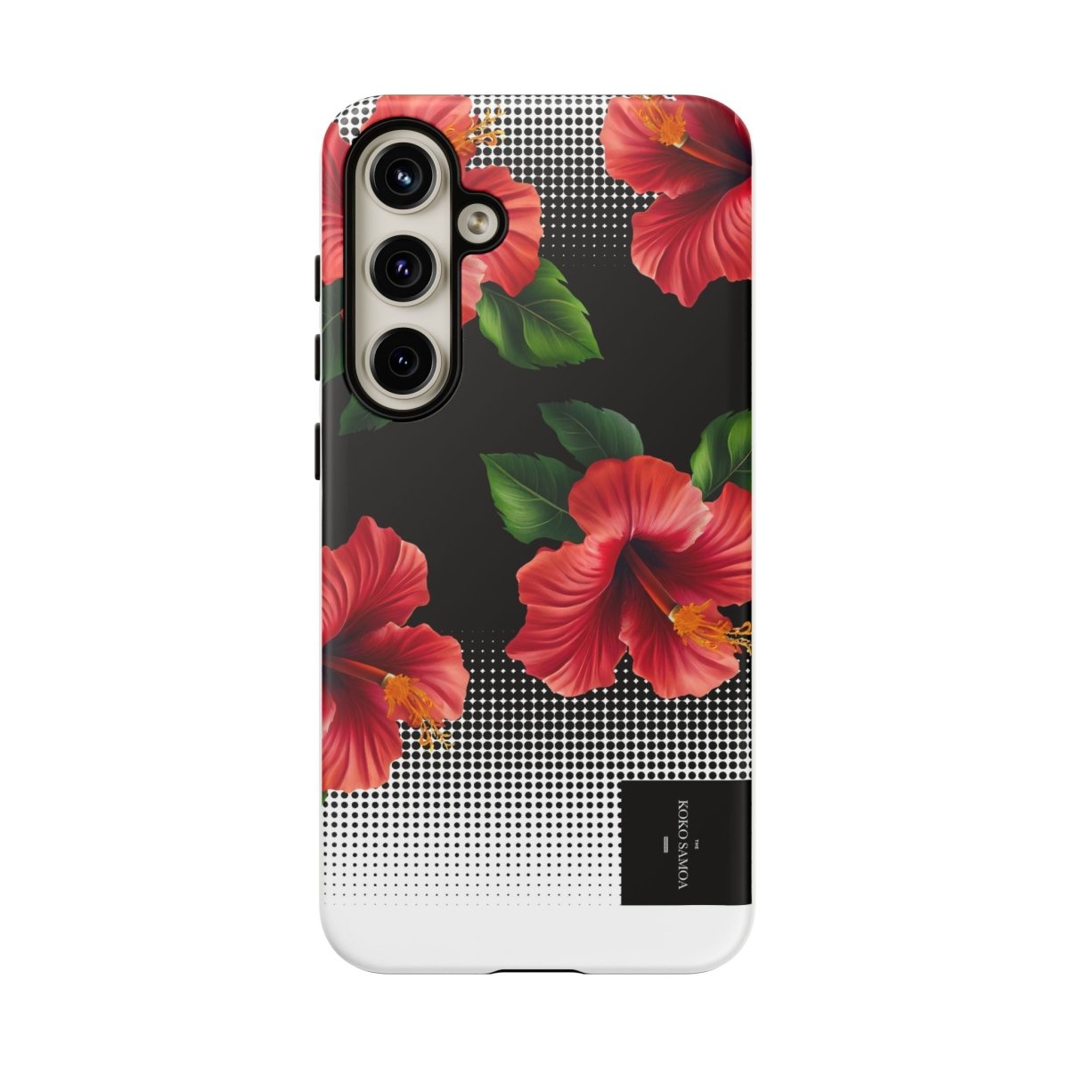 Samsung Galaxy S25 tough phone case by Printify, glossy protective case with sleek design for durable smartphone protection.