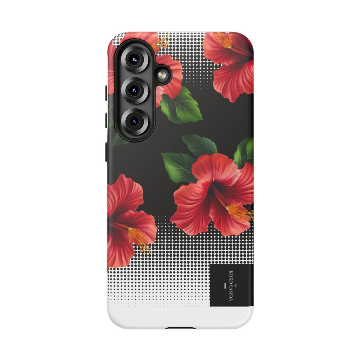 Samsung Galaxy S25 tough phone case by Printify, glossy Aute design, offers durable protection for Samsung smartphones.
