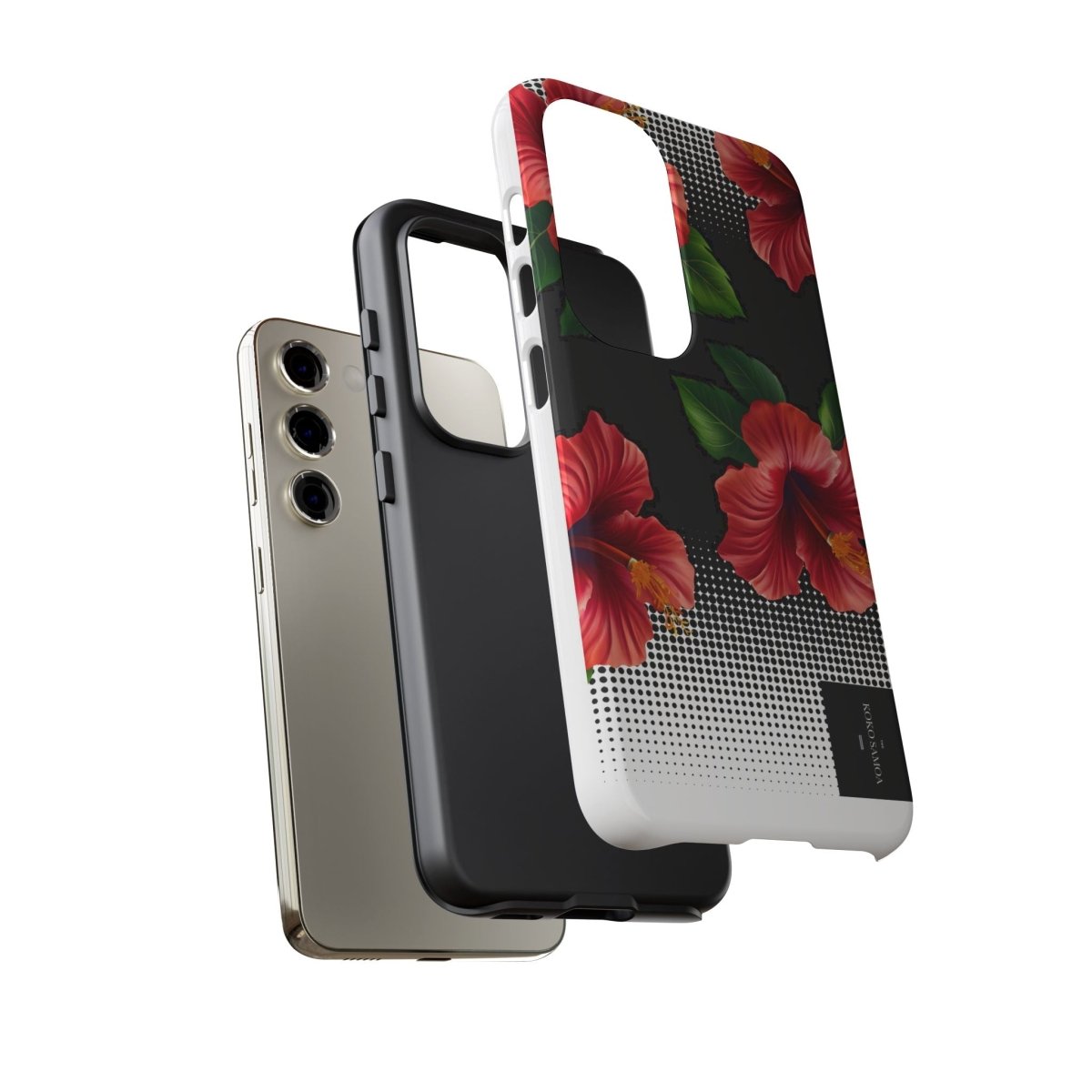 Samsung Galaxy S25 tough phone case with a glossy finish, designed for AU, NZ, and USA models.