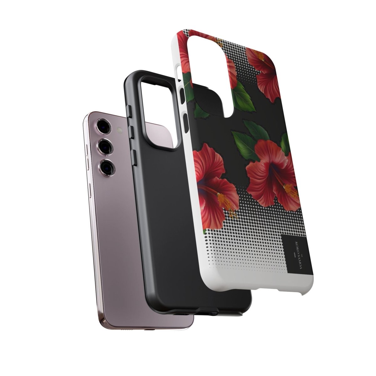 Samsung Galaxy S25 tough phone case by Printify, glossy finish with rugged design for durability and protection.
