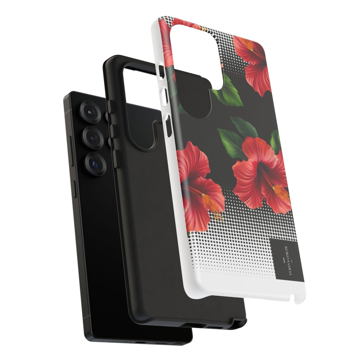 Samsung Galaxy S25 tough phone case with glossy finish by Printify, designed for durability and style.