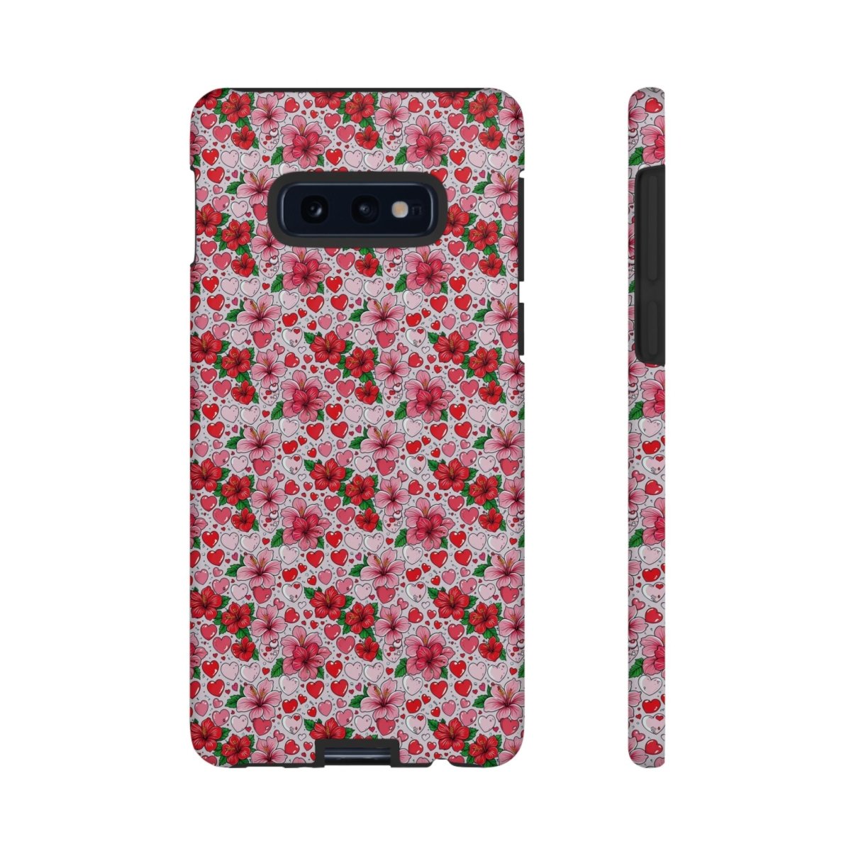 Samsung Galaxy S25 tough phone case featuring Love & Aute design, glossy finish, designed for AU, NZ, and USA markets.