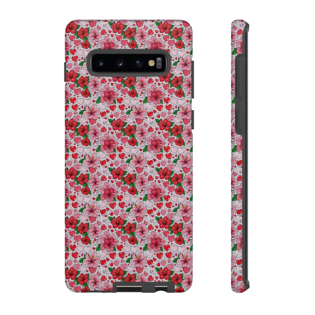 Samsung Galaxy S25 tough phone case with Love & Aute design, glossy finish, for AU, NZ, and USA markets.
