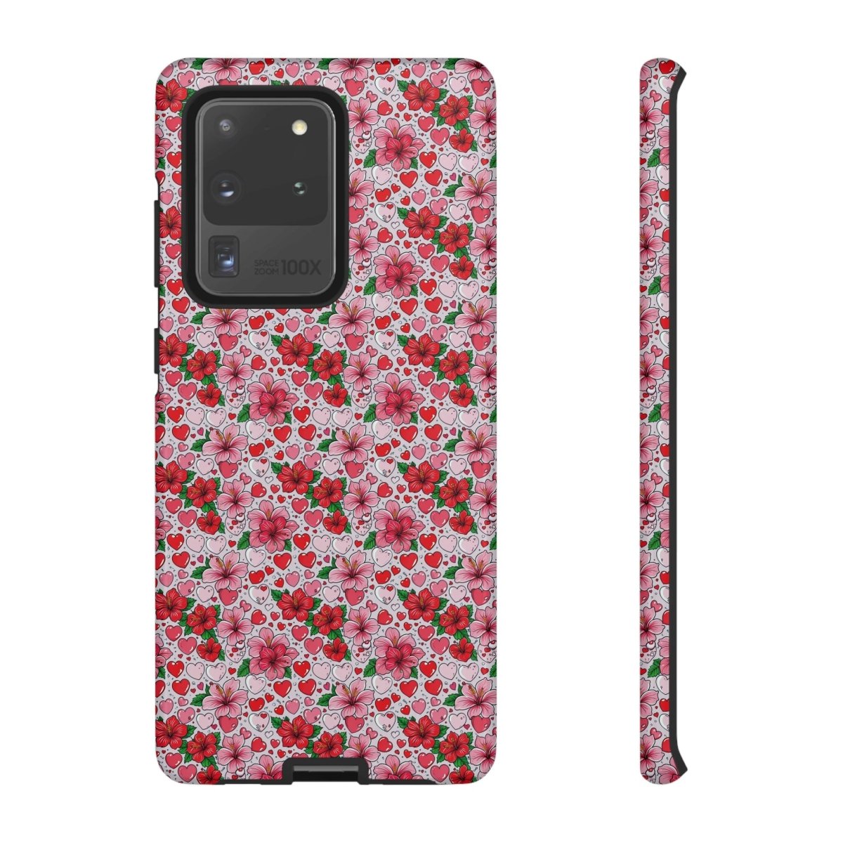 Samsung Galaxy S25 tough phone case featuring Love & Aute design, glossy protective cover for AU, NZ, and USA markets.