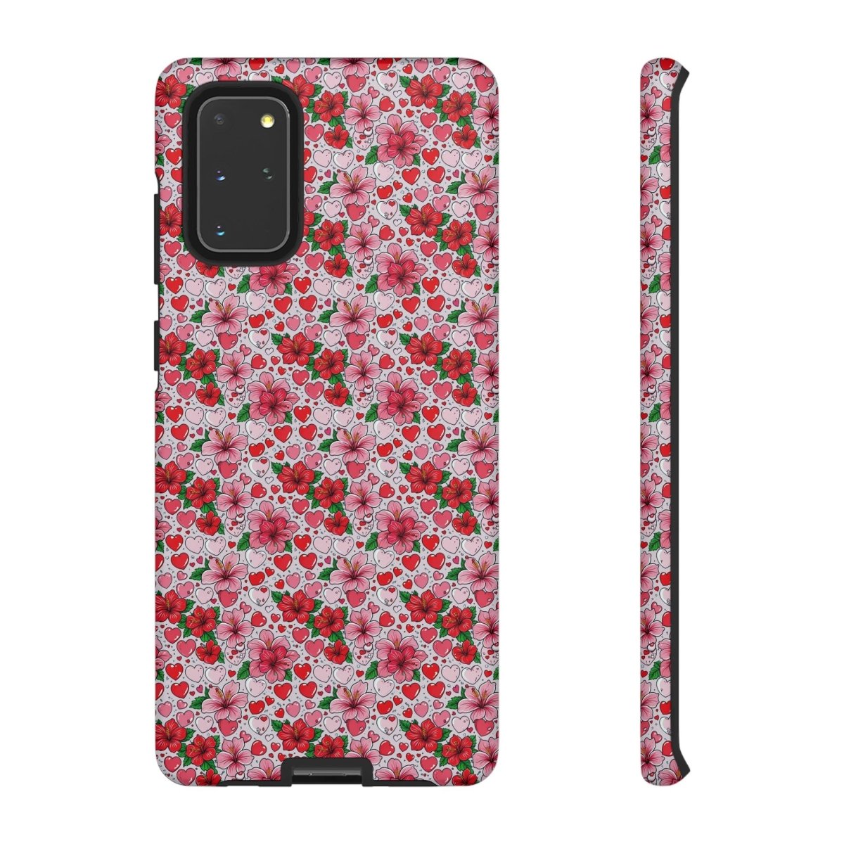 Samsung Galaxy S25 tough phone case featuring Love & Aute design, glossy finish, protective and durable.