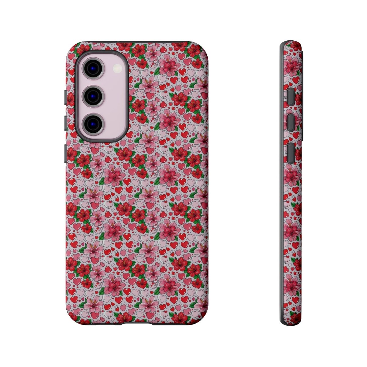 Samsung Galaxy S25 tough phone case with Love & Aute design, glossy finish, suitable for AU, NZ, and USA markets.