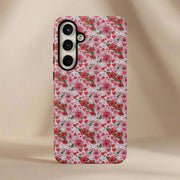 Samsung Galaxy S25 tough phone case featuring Love & Aute design, glossy protective cover for durability in AU, NZ, and USA