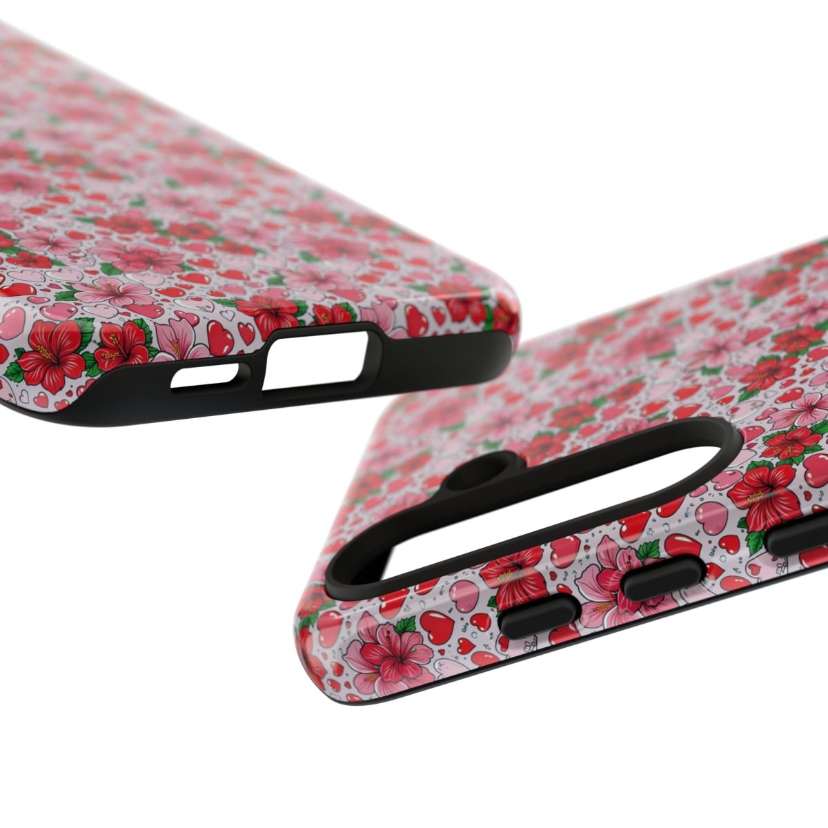 Samsung Galaxy S25 tough phone case by Printify with Love & Aute design, glossy finish, suitable for AU, NZ, and USA markets.