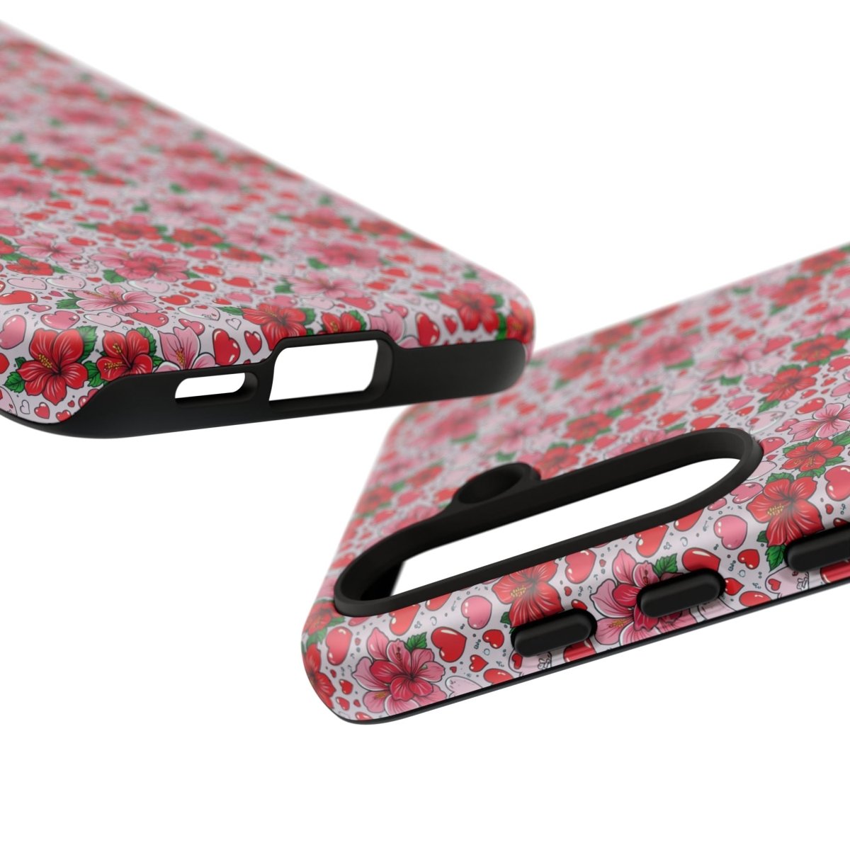 Samsung Galaxy S25 tough phone case by Printify featuring Love & Aute design, glossy finish, for AU, NZ, and USA markets.
