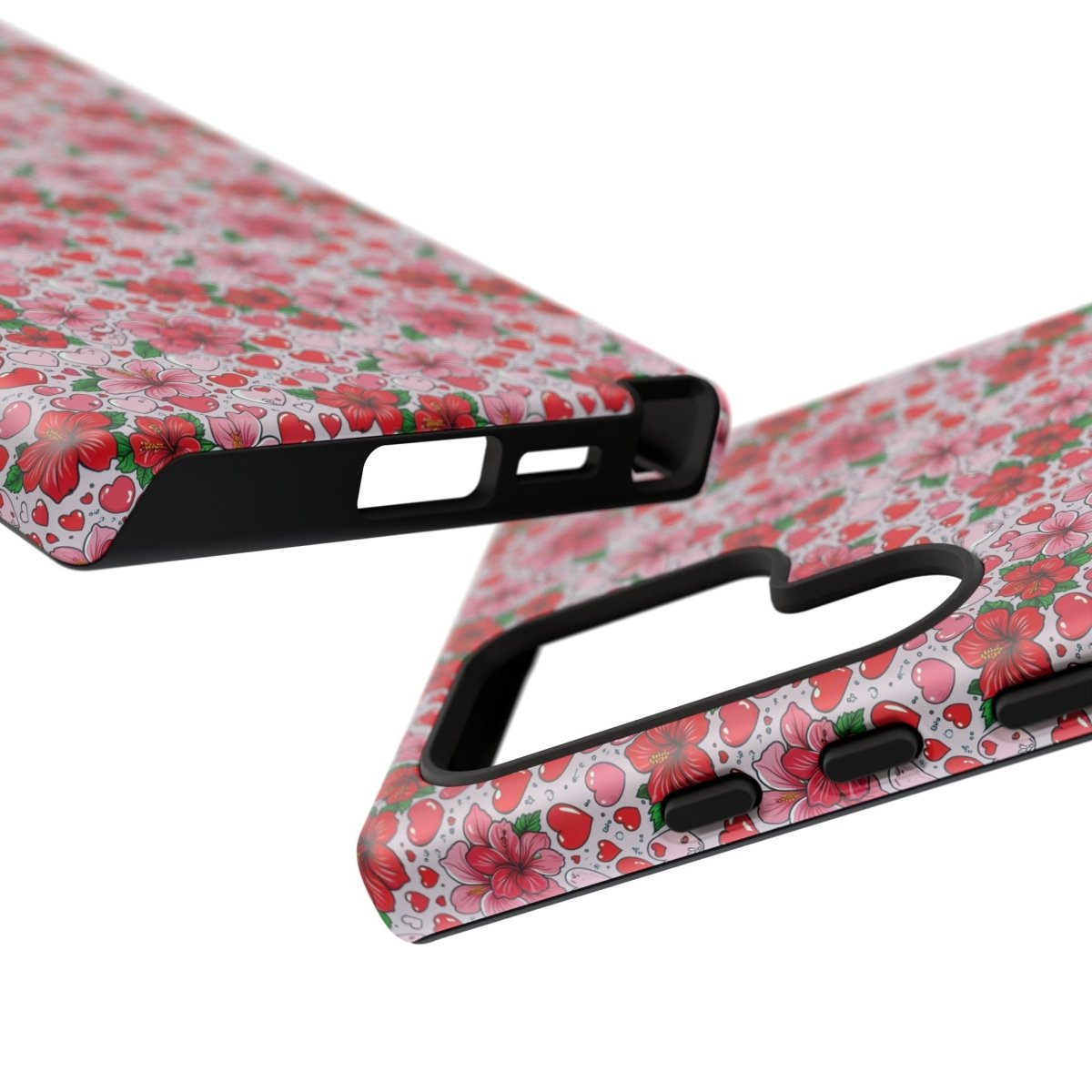 Samsung Galaxy S25 tough phone case by Printify featuring Love & Aute design, glossy finish, protective and stylish for AU/NZ/USA.