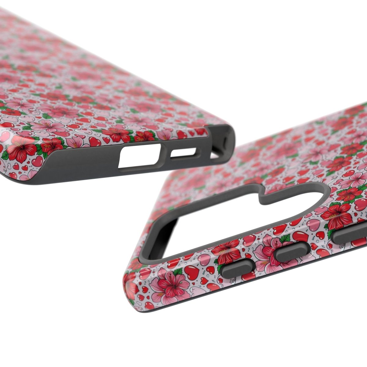 Samsung Galaxy S25 tough phone case by Printify featuring Love & Aute design, glossy finish, protective and durable.